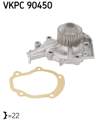 SKF 1002935830 VKPC 90450 - vízszivattyú